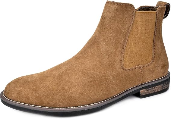 bruno marc men's suede leather chukka ankle boots