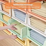BTGGG 4 Pack Wardrobe Storage Organiser Mix Colors Stackable Drawers view 3