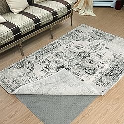 LINLA Dual Surface Felt+Rubber Non-Slip Rug