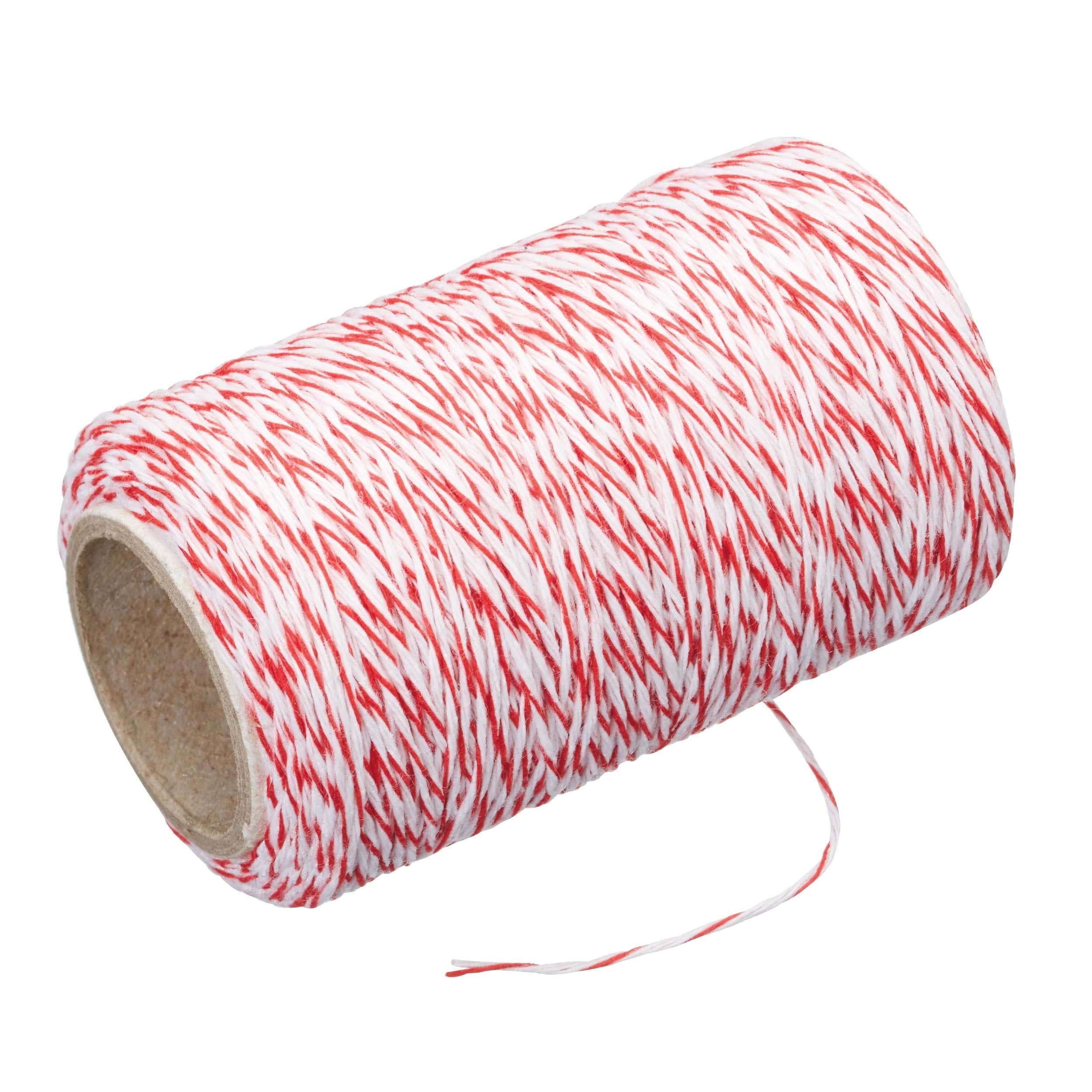 KitchenCraft Butchers' Twine, 6 m (197 ft) - Red/White
