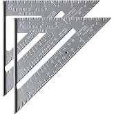 Mr. Pen Metal 7 Inches Rafter Square, Carpenter Square, 2 Pack