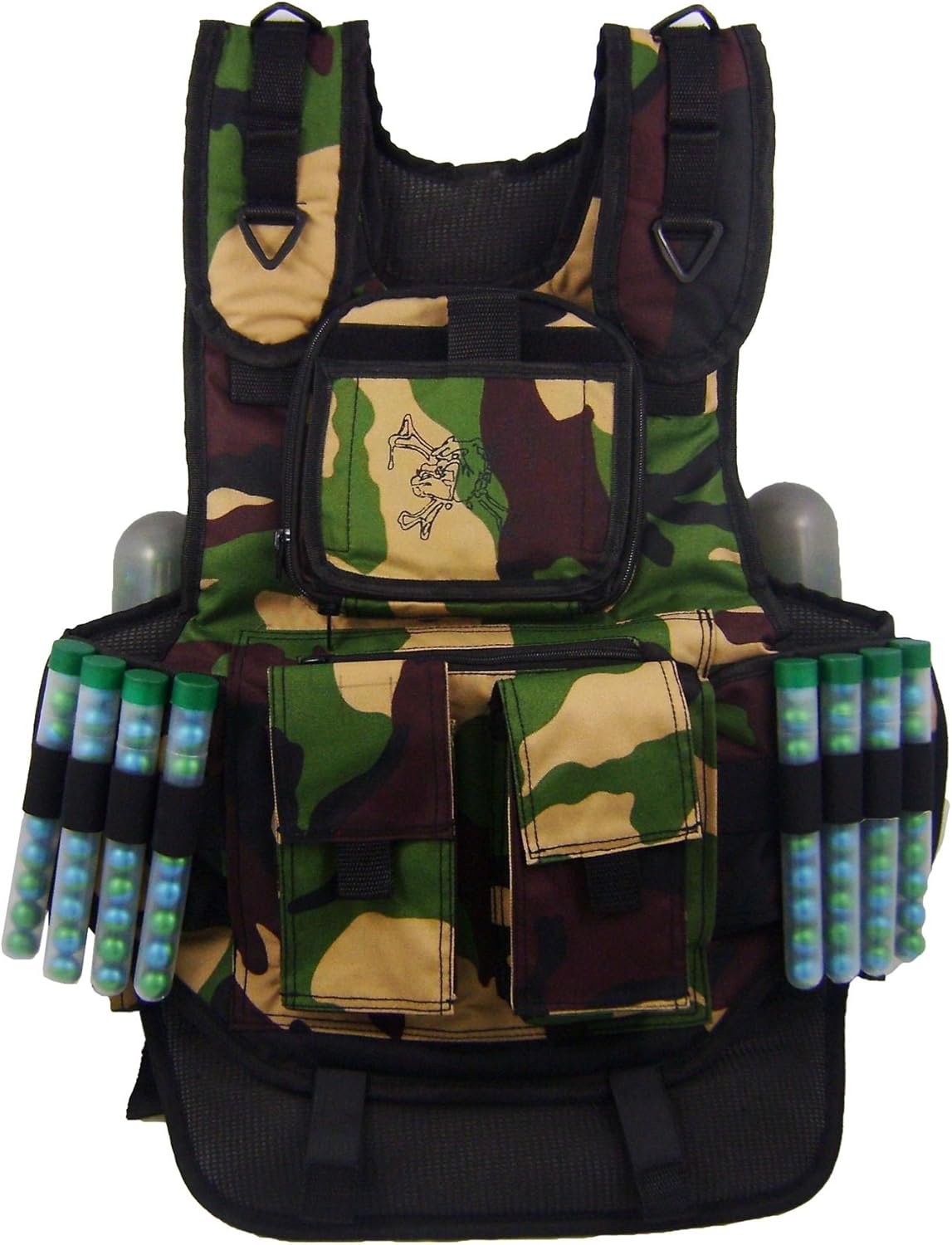 Maddog Sports Tactical Paintball Harness Vest - Camo : Paintball Gun Accessory Kits : Sports & Outdoors