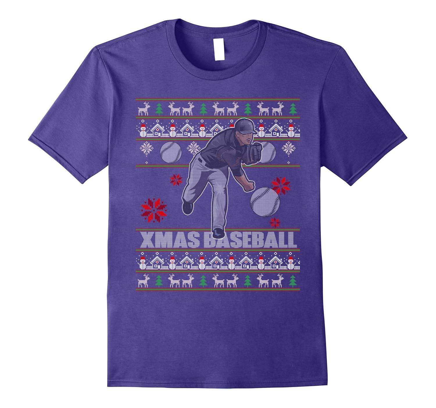 Funny Ugly Sweater Shirt For Baseball Pitcher. Gifts For Men-ANZ