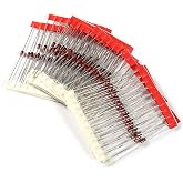 AEDIKO 14 Value 140pcs 1W Zener Diodes Assortment Kit 3.3V 3.9V 4.7V 5.1V 6.2V 6.8V 8.2V 10V 12V 15V 16V 18V 20V 24V