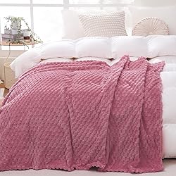 Dusty Pink Throw Blanket 60"×80" inches Gifts for