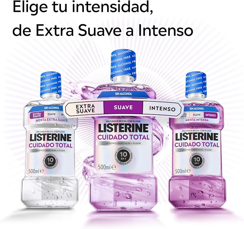 Cuidado Total Enjuague Bucal Sin Alcohol Sabor Extra Suave 500ml — foto 8 de 8