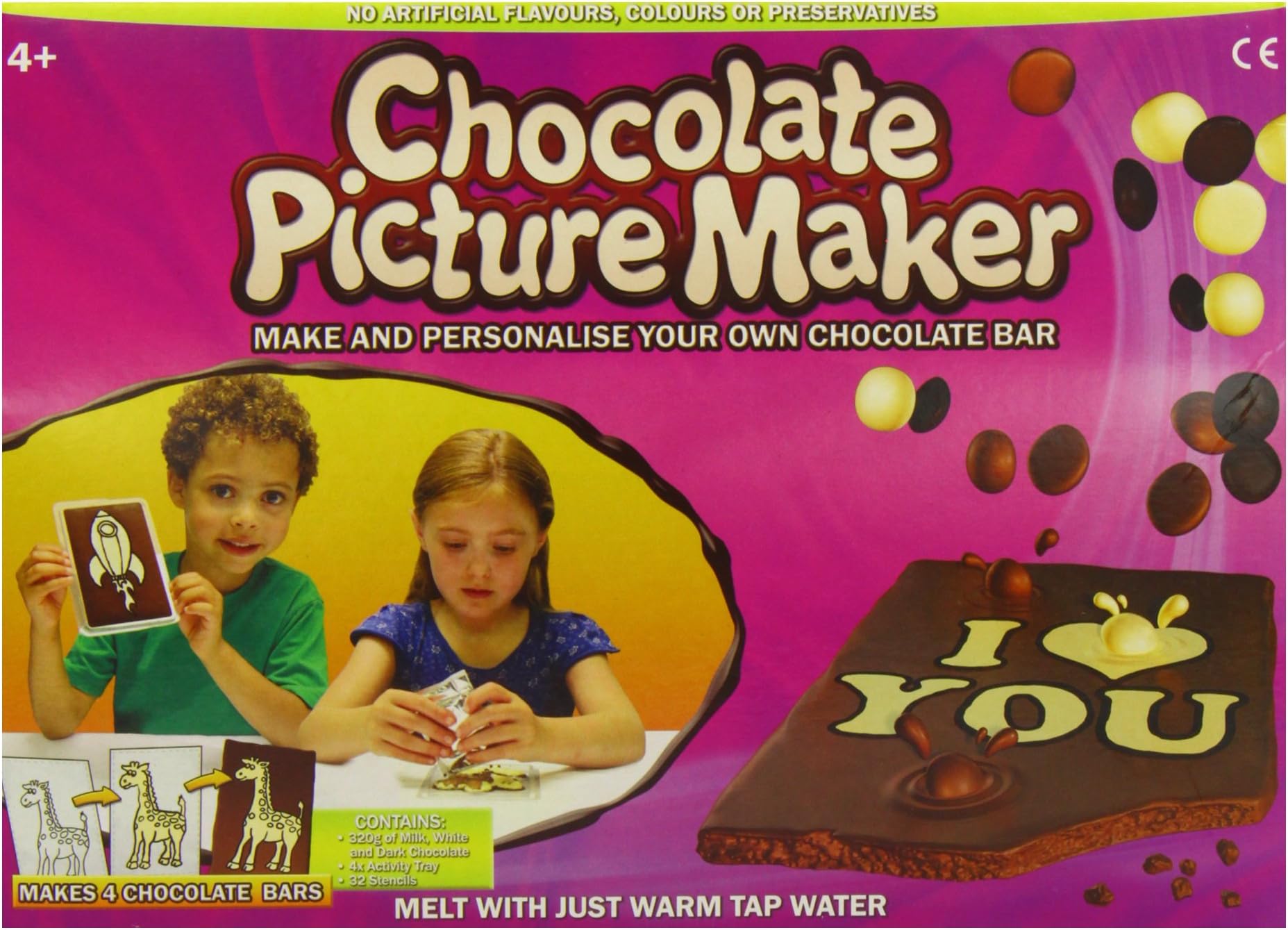 Chocolate Picture Maker Bar (Pack of 4)