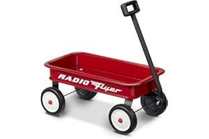 Radio Flyer 16.5 Inch Kids Wagon (Amazon Exclusive), Toy Wagon for Kids, Rolling Cart, Carts with Wheels, for Ages 1.5+ Years