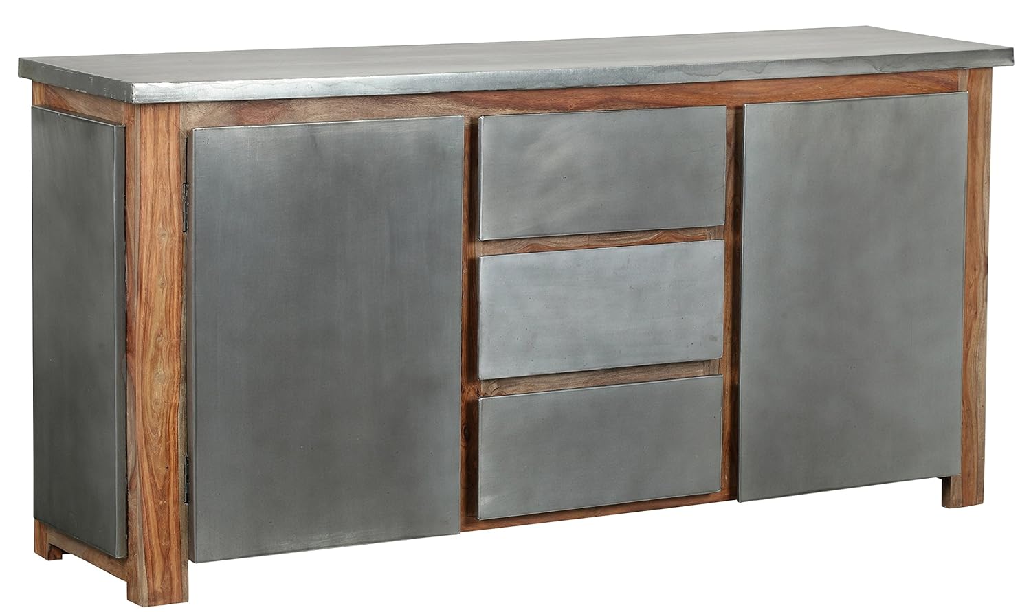 The Wood Times Sideboard Vintage Wohnzimmerschrank Massiv