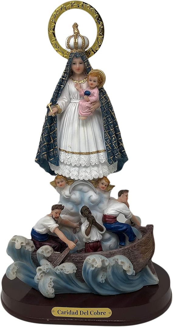 Virgen Caridad del Cobre 12" / 30 cm Statue Our Lady of