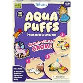 Skillmatics Aqua Puffs Unicorns, Art &amp; Craft Gift for Kids, Paint by Number | DIY Princess Puffy Keychains, Screen-Free, Mess-Free Activity, Creative Kit for Girls &amp; Boys Ages 4, 5, 6, 7, 8, 9, 10