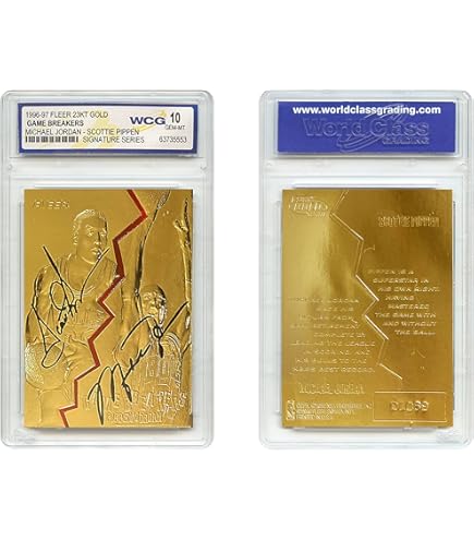 Amazon.com: 1997 Michael Jordan Fleer Z-Force 23KT Gold Card RED