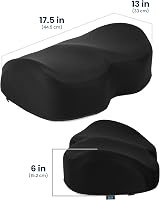 Everlasting Comfort Foot Rest Under Desk Memory Foam Non Slip Base view 8
