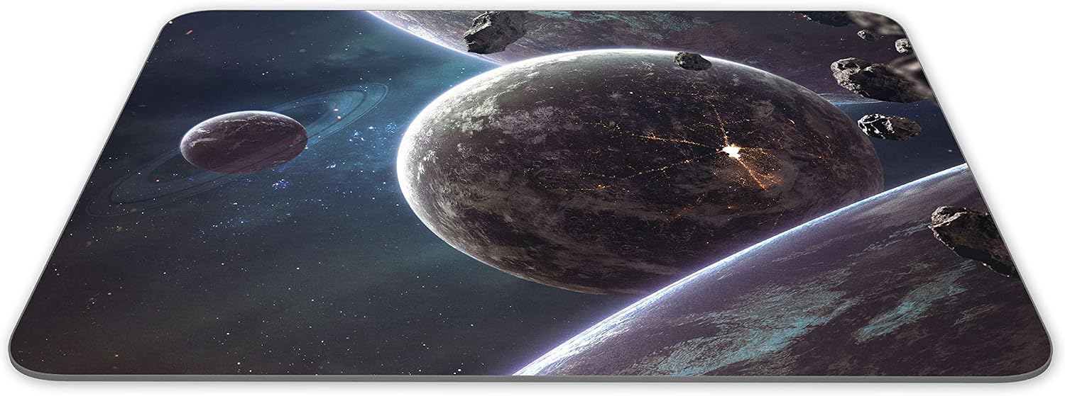 Destination Vinyl Ltd Planet Asteroid Fun Mouse Mat Pad - Sci Fi Boy Girl Computer #14114, Multicolor - Image 3