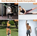 nooncrazy Resistance Bands Set with Handles Door Anchor 5 Levels Gym Yoga view 6