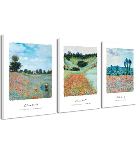 クロード・モネPoppy Field in a Hollow near Give Poppy Field in a Hollow near Giverny, 1885 by Claude Monet