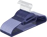 SONGMICS Set of 20 Hangers U-Shaped Opening 0.5 cm Thick 41.5 cm Long