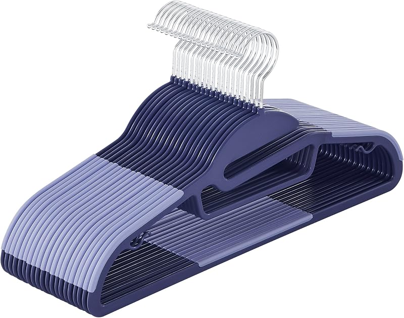 SONGMICS Set of 20 Hangers U-Shaped Opening 0.5 cm Thick 41.5 cm Long