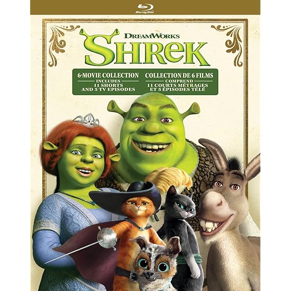Shrek 1 - 2 - 3 - 4 The Whole Story Box Set [Blu-ray]: Amazon.ca