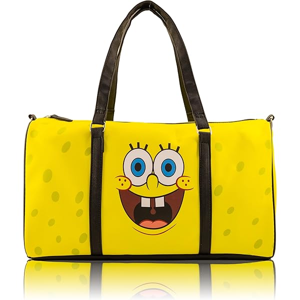 Amazon.com | Concept One SpongeBob Squarepants Tote Bag, Faux Fur