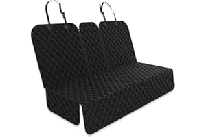 Yonktoo Dog Car Seat Cover for Back Seat, Car Seat Cover 60/40 Split Bench for Family Car, Compact SUV, MPV - Standard - 53" 