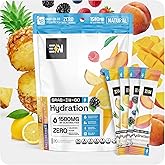 Engineered Nutrition Sugar-Free Electrolyte Powder Packets - Variety Pack - Keto Hydration Packets with Magnesium, Potassium & Sodium - Zero Calorie, Vegan, Non-GMO, Gluten-Free - 20 Single Servings