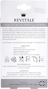 Revitale Anti-Wrinkle Eye Gel Patches 5 Treatments Collagen view 3