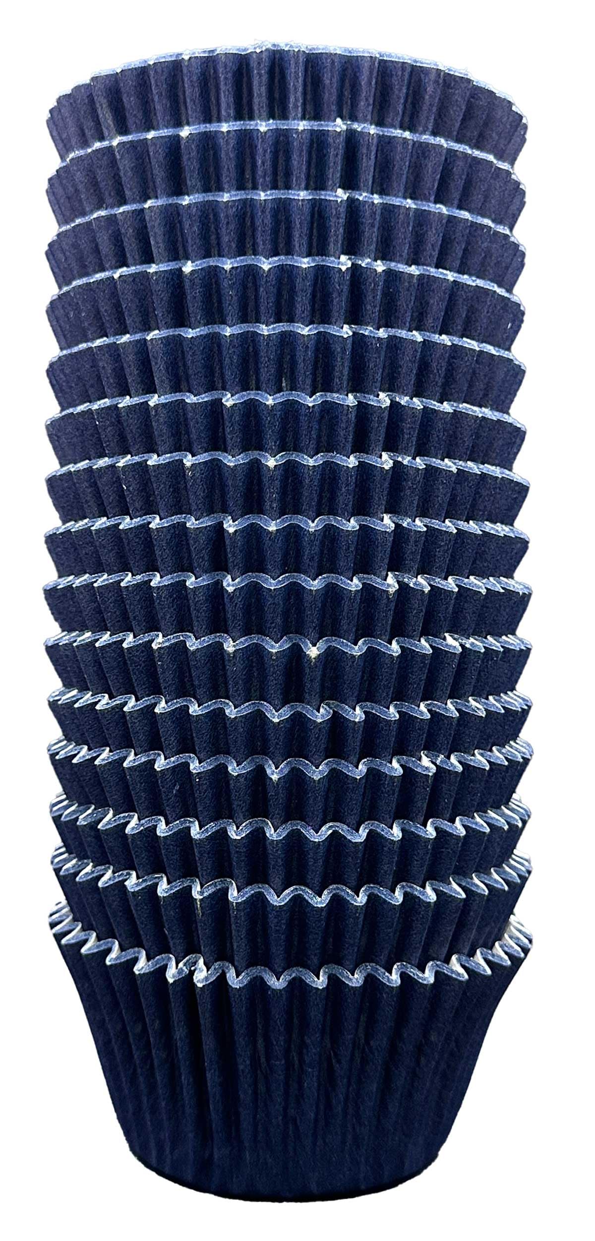 Scrumptious! - 180PC Cupcake Cases - Navy - 65GSM 51mm x 38mm Greaseproof Paper Baking Cases - Great for Birthday and Anniversary Party Muffins, Cakes and Bakes