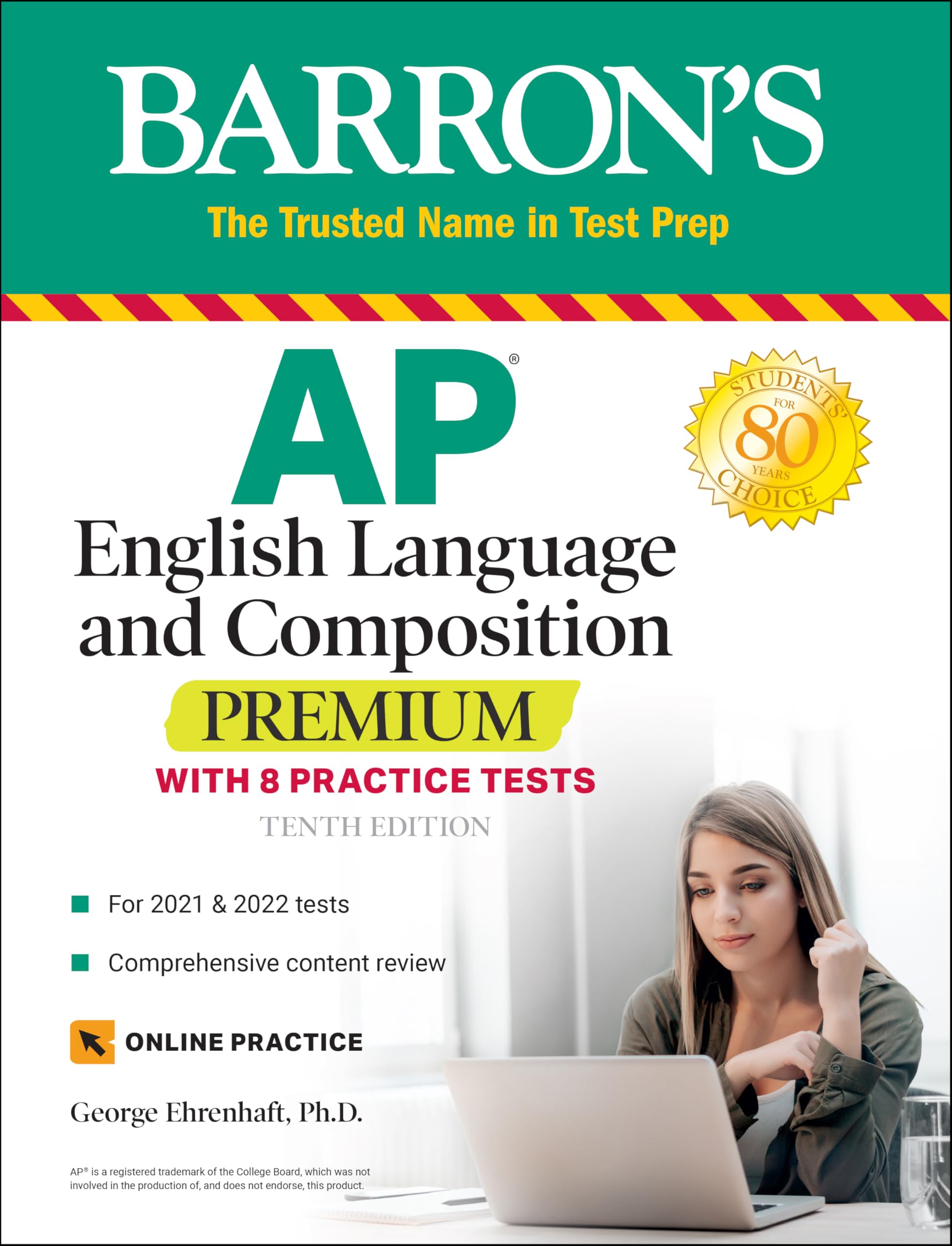 AP English Language and Composition Premium: With 8 Practice Tests (Barron's Test Prep)
