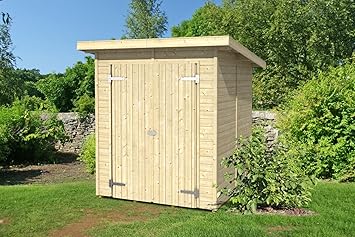 Gartenhaus G115 Inkl Fussboden 14 Mm Elementhaus Grundflache 2 90 M Pultdach Amazon De Baumarkt