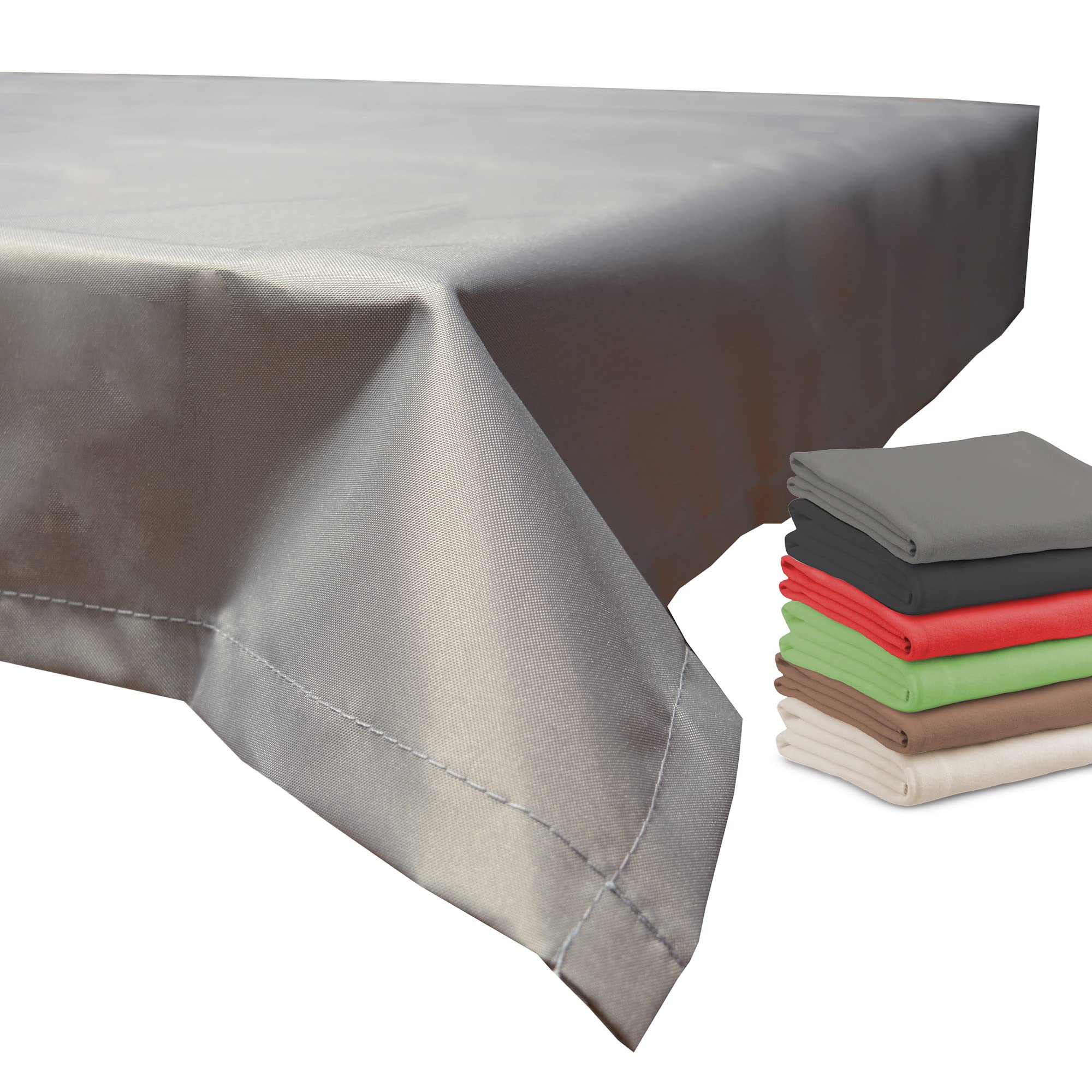 Beo Water Resistant Outdoor Table Cover, Rectangular, 130 x 230 cm grey