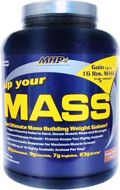 Mhp Up Your Mass 5lb Size 5 Pound Flavor Chocolate Fudge Brownie