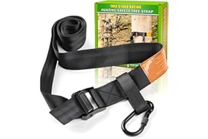 SEAPERK Tree Strap Hunting, Hunting Safety Harness Tree Strap, Tree Stand Safety Strap, Make Hunting Safer and Easier