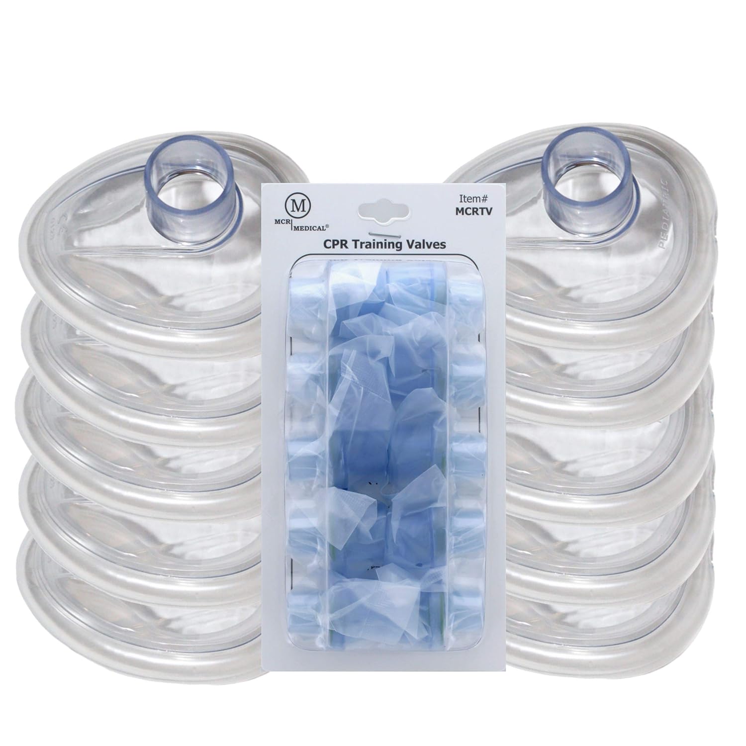 Amazon Com Mcr Medical Supply Mcrtm A Pvc Training Cpr Pocket Resuscitator Face Masks And Valves Adult Pack Of 10 Industrial Scientific