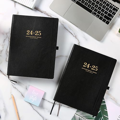 2026 Weekly Appointment Book & Planner - Daily Hourly Planner 2026 With 15-Minute Interval, January 2026 - December 2026, 8.5\" X 11\", Achieve Your Goals & Improve Productivity - Black In