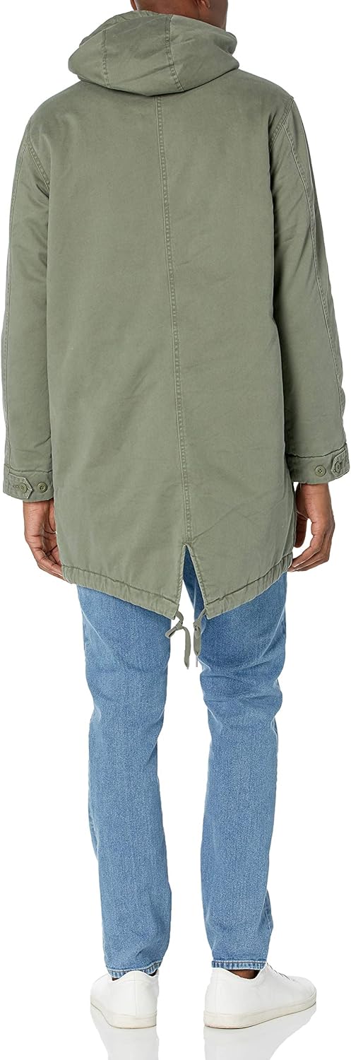 RVCA Men's Standard Issue Parka Jacket: Clothing
