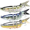TRUSCEND Swimmax for Freshwater and Saltwater, Lifelike Fishing Lures for Bass Trout Crappie Walleye Pike Bluegill Salmon, Swimbait for Bass, Amazing Fishing Gear Gifts for Family