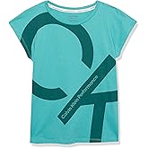 Calvin Klein Girls Short Sleeve Active Legacy Logo T-Shirt