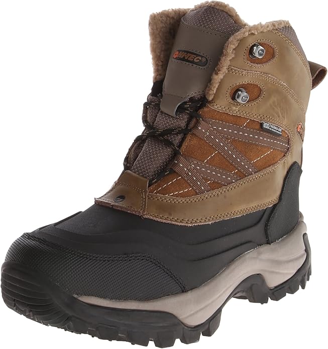 snow tec men's waterproof snow boots
