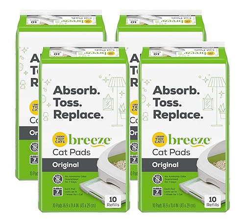 Tidy Cats Breeze Original Cat Pads, Clean Easy Disposable Cat