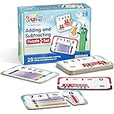 hand2mind Numberblocks Adding and Subtracting Puzzle Set, Addition and Subtraction Games, Math Puzzles, Toddler Numbers and C