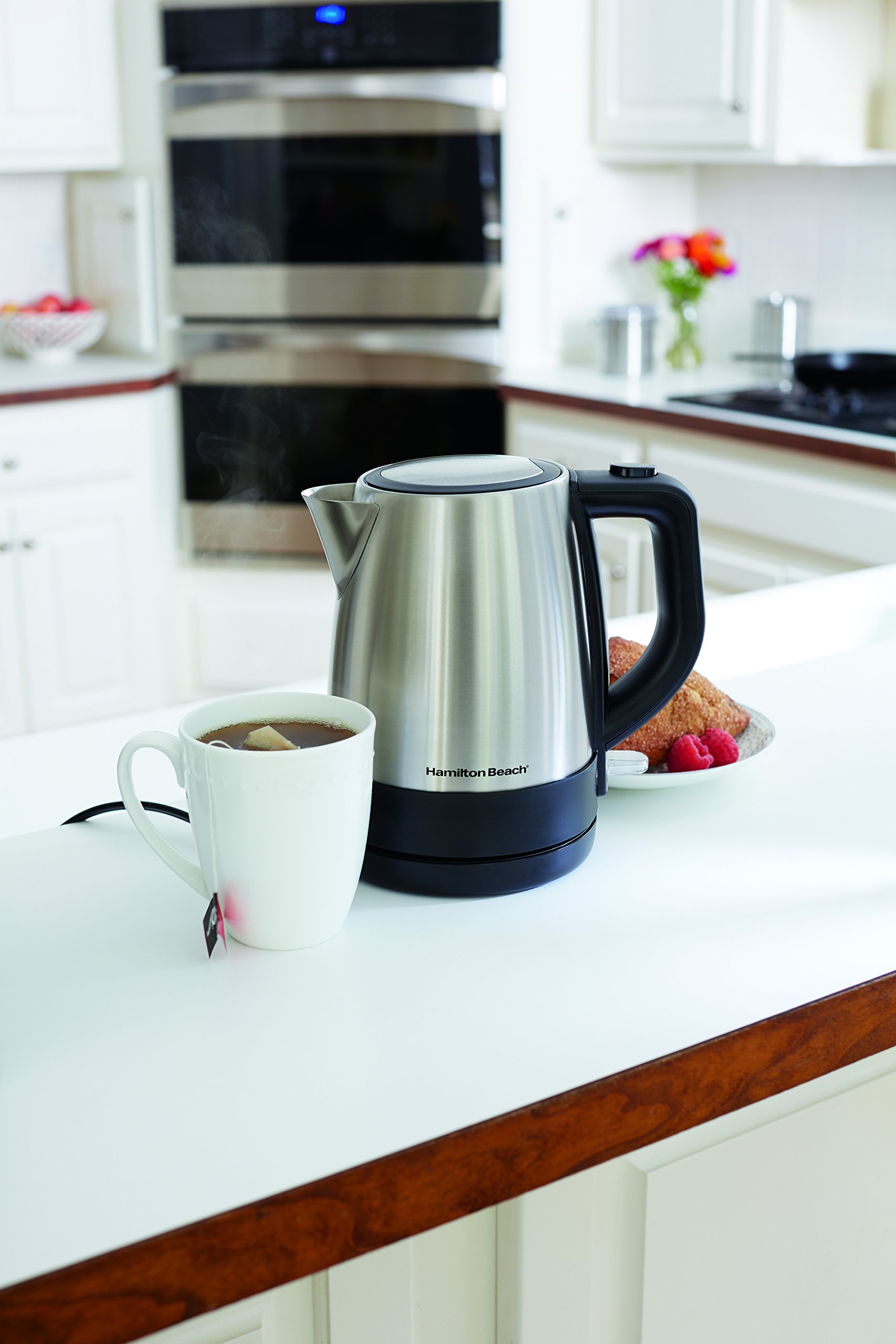 Hamilton Beach 40998 1 L Stainless Steel Electric Kettle, Silver