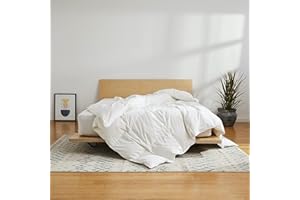 Brooklinen All Season Luxury Down Comforter, 100% Natural Canadian Duck Down Duvet Insert - 700 Fill Power, 100% Cotton Shell, Baffle Box Construction, King/Cali King Size Comforter