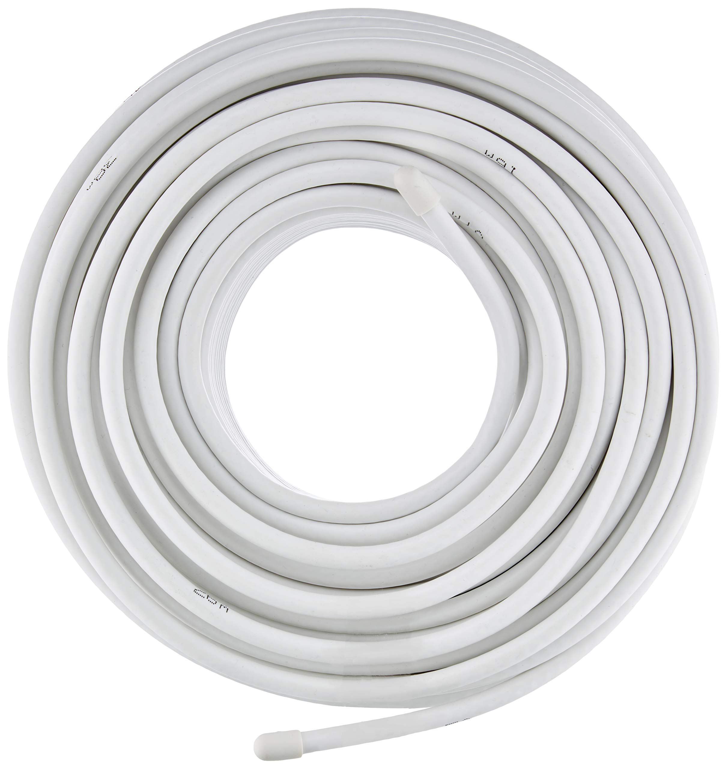 Aerials, Satellites and Cables Ltd RG6 50 m Digital Coax Cable for TV - White
