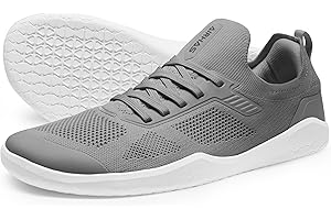 AIRHAS Men's Barefoot Shoes Zero Drop Running Minimalist Gym Shoes for Men Deadlift Cross Training Sneakers