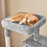 Yaheetech Cat Tree 106cm Multilevel Tower with Double Condo Scratching Post view 6