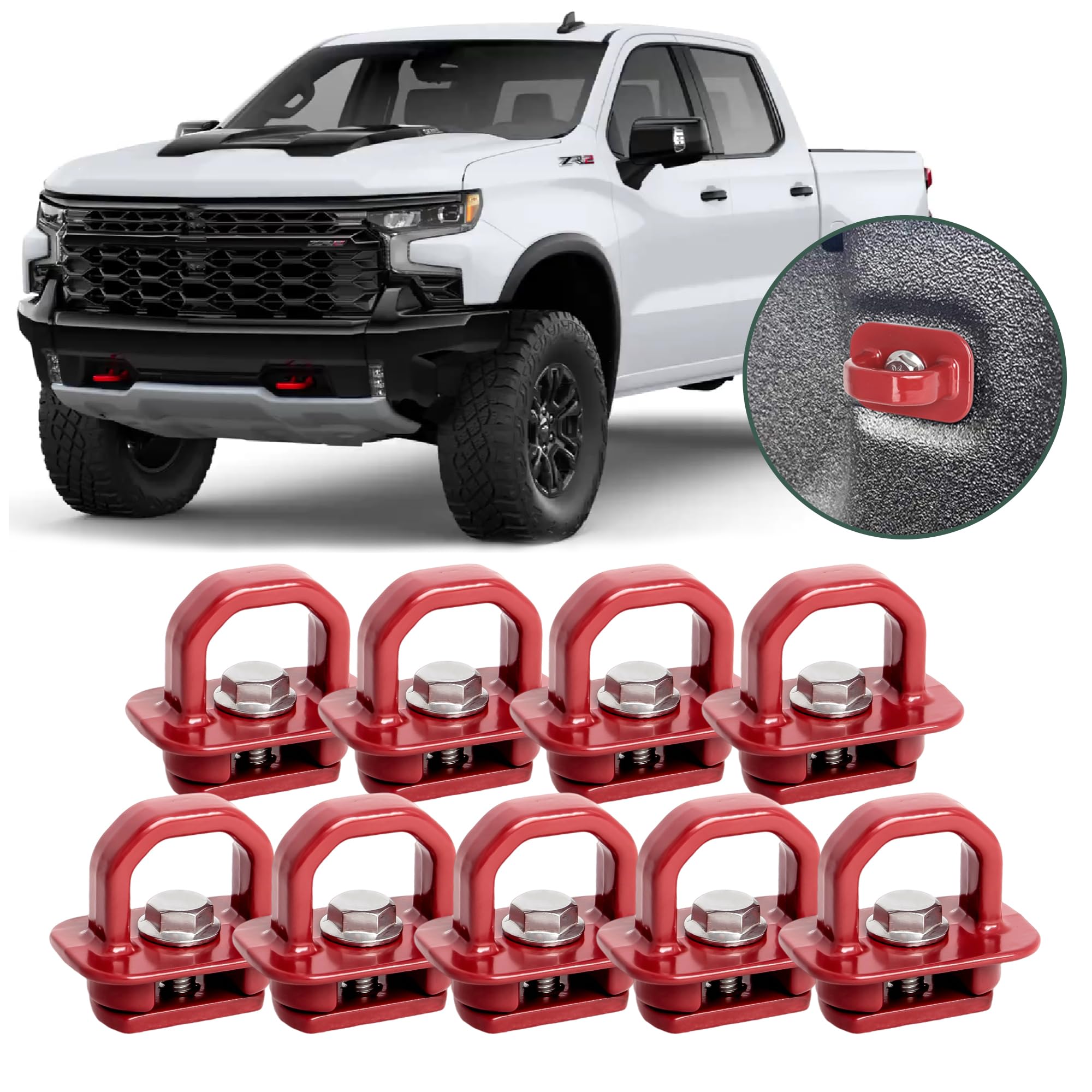 truck bed tie down anchors