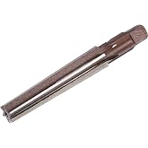 uxcell MT2 Morse Taper Reamer H8 Accuracy Alloy Tool Steel 6 Flutes Straight Shank Finish Hand Reamer Cutter Milling Tool Conical reamer for Bore Machining