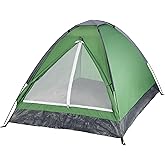 2 Person Camping Tent with Rain Fly and Carrying Bag - Lightweight Outdoor Tent for Backpacking, Hiking, or Beach Use by Wakeman Outdoors