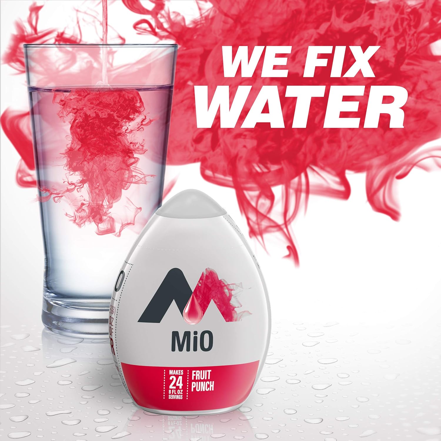 Mio Fruit Punch Liquid Water Enhancer Drink Mix (1.62 fl oz Bottle) : Beverage Flavoring Syrup : Grocery & Gourmet Food